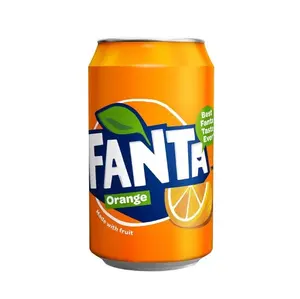 Factory Direct Sales Fanta Soda 330mL*24 Cans Of Various Fruit-Flavored Drinks