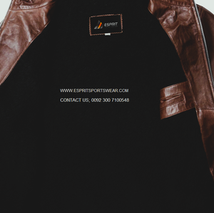 Veste en cuir véritable personnalisée 100% coupe ajustée respirante doublure en satin de viscose fermeture à glissière vente en gros de veste en cuir ciré pour l'hiver - Product Image 5