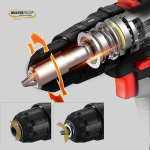 <span class=keywords><strong>Taladro</strong></span> Eléctrico Inalámbrico de Alta Resistencia con 2 Velocidades Variables, <span class=keywords><strong>Taladro</strong></span> Inalámbrico sin Escobillas para Bricolaje en el Hogar - Product Image 3