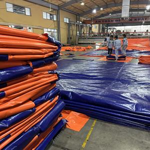 Bâche en PE imperméable, couleur bleu/orange, haute durabilité, haute capacité, TRÈS RÉSISTANTE, COULEUR AU CHOIX, TAILLE AU CHOIX - Product Image 4