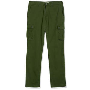 Pantalones Cargo Casuales para Hombre para Trabajar, 100% Algodón, Ligeros, Pantalones de Exterior de Secado Rápido, Cintura Alta, Corte Recto - Product Image 4