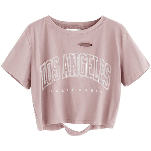 Top corto de algodón de gran tamaño para mujer, camisetas cuadradas de nuevo diseño, ropa de verano de color liso - Product Image 1