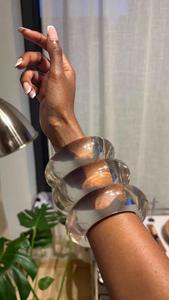 Pulseras y Brazaletes de Resina para Mujer, Nueva Colección, Joyería Estilo Ángel para Fiestas y Bodas, Alta Calidad - Product Image 2