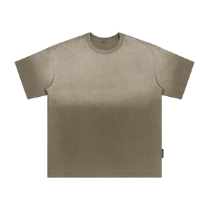 เสื้อยืดผ้าฝ้ายสำหรับผู้ชายเสื้อยืดโลโก้แบรนด์ตามสั่งดีไซน์ใหม่แนวสตรีท - Product Image 4