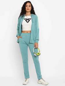 Vente en gros de vêtements de sport personnalisés pour femmes, survêtements d'entraînement, combinaisons de jogging, pantalons de survêtement et pantalons zippés - Product Image 4