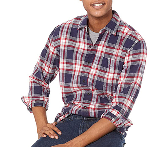 Chemises décontractées 100 % coton de haute qualité fabriquées au Pakistan, coupe ajustée personnalisée pour hommes, design professionnel, teintes en fil, collection Printemps - Product Image 3