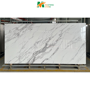 Encimeras <span class=keywords><strong>de</strong></span> Cocina Modernas <span class=keywords><strong>de</strong></span> Piedra Sinterizada Blanca Pulida, Estilo Moderno, <span class=keywords><strong>para</strong></span> Piso y Baño - Product Image 5