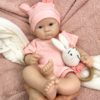 18 inç yeniden doğmuş yürümeye başlayan kız bebek bebek el yapımı popüler bebek açık ağız kız bebek koleksiyon sanat bebek