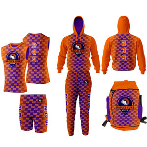 ชุดกีฬากรีฑาคุณภาพสูงพร้อมส่งขายส่ง เสื้อผ้ากีฬาสวมใส่สบายสำหรับกรีฑา - Product Image 1