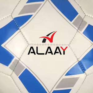 Ballon de football en PVC de haute qualité Alaay, durable, pour l'intérieur et l'extérieur, avec logo personnalisé imprimé pour l'entraînement professionnel - Product Image 2