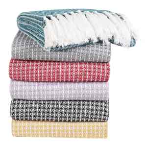 Jeté en coton doux et confortable pour l'hiver Canapé simple pour la sieste et le bureau pour une personne - Product Image 5