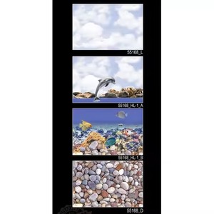 กระเบื้องเซรามิคขนาด300*450มม. สำหรับตกแต่งภายในห้องน้ำขนาด30*45ซม. ดีไซน์หินอ่อนห้องน้ำขนาด12*18มม. - Product Image 2