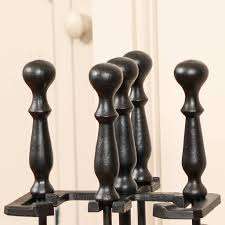 Ensemble d'outils Ensemble d'outils en fer et support Support de foyer extérieur Fireset Ensemble de pompe à incendie rustique - Product Image 2