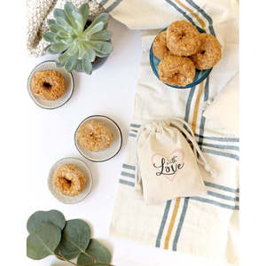 with <b>Love</b> Wedding Favor Cotton Bags 6-Pack - Product Image 4