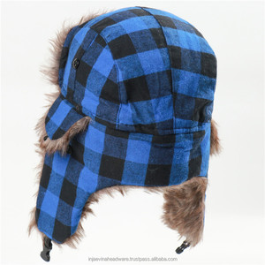 Casquette de trappeur, chapeau d'hiver avec protège-oreilles pour le travail en extérieur et la chasse - Product Image 4