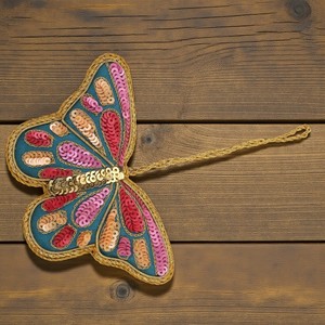 Adorno colgante de mariposa con cuentas y hilo de seda |   Adorno Decorativo Tradicional para Decoración del Hogar, Bodas, Festivales y Regalos - Product Image 2