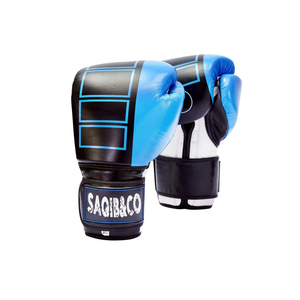 High Quality Padding Leather Boxing Gloves, Blue Boxing Gloves & Training Gloves For <b>Muay</b> <b>Thai</b> - Product Image 1