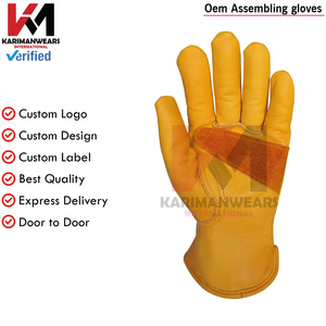 Gants de motoneige en cuir de qualité supérieure, manchette à gauntlet, protection contre le froid, motoneigisme, ski, sports d'hiver, durables, imperméables - Product Image 4