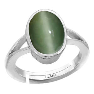NOVAMART Fine Certified Natural Cats Eye Lehsuniya Gemstone <b>Ring</b> for Everyday Wear Wholesale Export - Product Image 1