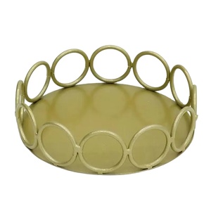 Multi Ring Round Lustrous Fancy Wedding <b>Cake</b> <b>Stand</b> High Quality Metallic 2 <b>Tier</b> <b>Cake</b> <b>Stand</b> Creative Modern <b>Cake</b> & Pastries S - Product Image 1