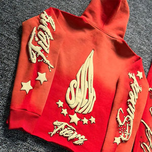 Costume Vintage Heavyweight Oversized pour Homme Imprimé Bouffant Coupe Cloche Bas Costume Street Wear avec Logo Personnalisé Hiver Service OEM - Product Image 6