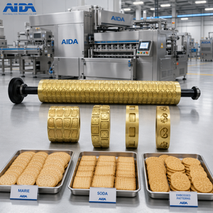 Set Professionale di <span class=keywords><strong>Stampi</strong></span> Rotanti <span class=keywords><strong>per</strong></span> <span class=keywords><strong>Biscotti</strong></span> e Cookie, Attrezzatura <span class=keywords><strong>per</strong></span> Produzione di Impasti Duri e Morbidi - Product Image 1