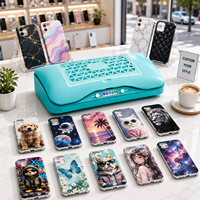 Machine d'impression personnalisée par sublimation à transfert thermique sous vide pour coques de téléphone, idéale pour les magasins de téléphonie mobile et l'extension de leur activité d'accessoires.