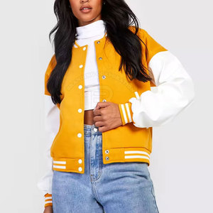 Comfortable Use <b>Women</b> Winter <b>Jackets</b> <b>Lightweight</b> Custom Design <b>Women</b> Letterman <b>Jacket</b> For Street Wear - Product Image 2