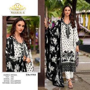 Lourd Faux Georgette Avec Paillettes Broderie Salwar costume Femme Fabricant De Mode De Surat Au Prix De Gros - Product Image 3