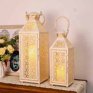 Portavelas de Metal Artesanal para el Ramadán |   Decoración para el Hogar y Regalos Impermeables y Duraderos - Product Image 4