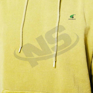 Sweat-shirts pour hommes Streetwear délavés à l'acide, 100% Coton, confortables, coupe classique, basiques, avec logo personnalisé, en molleton respirant - Product Image 6