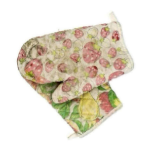 100% Organic Cotton Oven Mitts Customized Printed Pattern Heat-Resistant for Kitchen Cooking <b>BBQ</b> Eco-Friendly Recyclable - Product Image 4