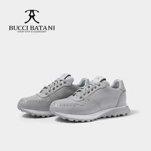 <span class=keywords><strong>Zapatos</strong></span> Deportivos Casuales de Piel Azul Claro, Estilo Brogue con Cordones y Suela de Goma para Uso Diario - Product Image 4