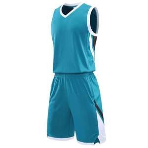 Nouveaux ensembles d'uniformes de basket-ball pour hommes, design tendance, logo personnalisé, uniformes de basket-ball de haute qualité, sublimation sportive - Product Image 2