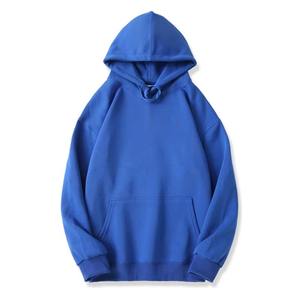 Hombres desgastado bordado personalizado de alta calidad de cara completa Pull over sudaderas con capucha - Product Image 3