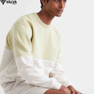 Sweat-shirts d'hiver pour hommes à col rond en coton mélangé doublés de polaire, couleurs et logo personnalisables, sweat-shirts à manches longues de haute qualité - Product Image 5