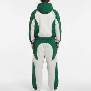 Survêtement de sport coupe-vent, jogging, coupe-vent, vente en gros, nouvelle arrivée, ensemble 2 pièces pour homme, 100% polyester, à capuche, imprimé - Product Image 6