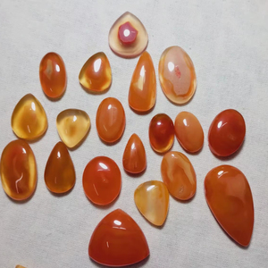 Vente en gros de lot de Sardonyx rouge naturel haute cornaline cabochon poli semi-précieux pierre de fabrication de bijoux, - Product Image 1