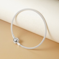 Di alta qualità in argento Sterling 925 liberamente fai da te per sempre amore palla ciondolo base braccialetto Unisex impilabile alta gioielleria