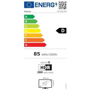 ทีวี QLED สมาร์ท LED ขนาด 75 นิ้ว 4K HDR พร้อมโหมดเกม 165Hz ระบบแอนดรอยด์ สำหรับใช้ในบ้านและโรงแรม - Product Image 2