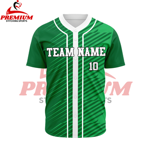 Wholesale Blank Baseball Shirt Sublimation <b>Mesh</b> Print Teams Uniform Men Custom Embroidery Gradient Color Baseball Jerseys - Product Image 3