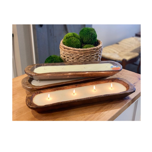 Bol de bougie de pâte en bois taille personnalisée pour décoration de bougie de soja plat de mariage de table 100 pièces bol de bougie - Product Image 2