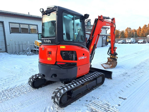 Mini-excavatrice compacte Kubota U36-4 de 3,9 tonnes, 24,8 CV, sur chenilles, diesel, hydraulique, avec cabine fermée, chauffage/climatisation et 3 godets. - Product Image 5