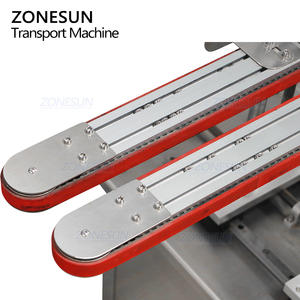 Mürekkep püskürtmeli tarih kodlayıcı üretim hattı için paslanmaz çelik bant yan şişe alt kodlama kavrama dipsiz Transfer konveyör bant - Product Image 2