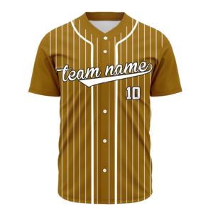 Fabricant pakistanais de maillots de baseball et softball personnalisés entièrement sublimés et boutonnés - Product Image 3