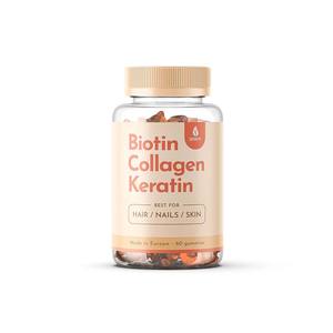 Supplément de collagène hyaluronique à la biotine et à la kératine OEM pour femmes Dosage en comprimés de capsules de complément alimentaire - Product Image 5