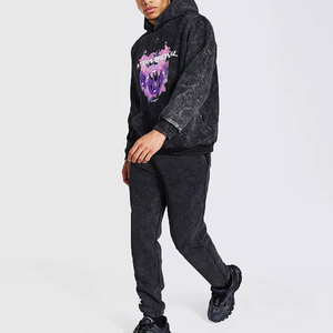 Nuevo Diseño, Chándal Oversize de Alta Calidad, 100% Algodón Felpa, Transpirable, Ropa Deportiva Urbana, Logotipo Personalizado, Invierno - Product Image 1