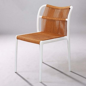 เก้าอี้สวนทันสมัยพร้อมโครงพลาสติกและเชือกถักหลากสี รุ่น ST3038 - Product Image 3