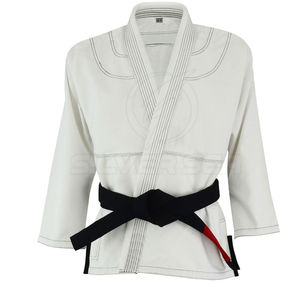 Nouveau fabricant 100% coton Jiu Jitsu Gi BJJ uniforme Logo personnalisé OEM Service adulte Arts martiaux Judo porter Pakistan vente en gros - Product Image 6