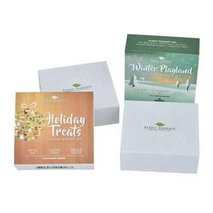 Bombes épingles personnalisation résistant aux enfants filp palette de fard à paupières métallique jaune imprimé boîte d'emballage rigide - Product Image 2